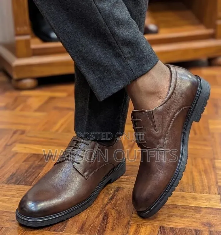 Men's Leather Shoes Class a Branded Anax Chapa