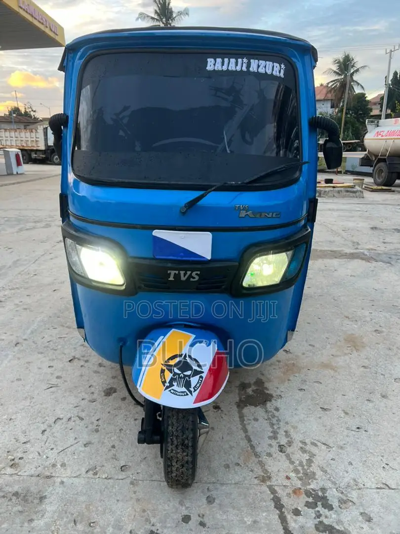 TVS King Deluxe Plus iTouch Start 2024 Blue
