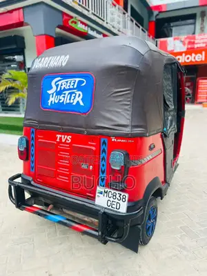 TVS King Deluxe Plus iTouch Start 2024 Red