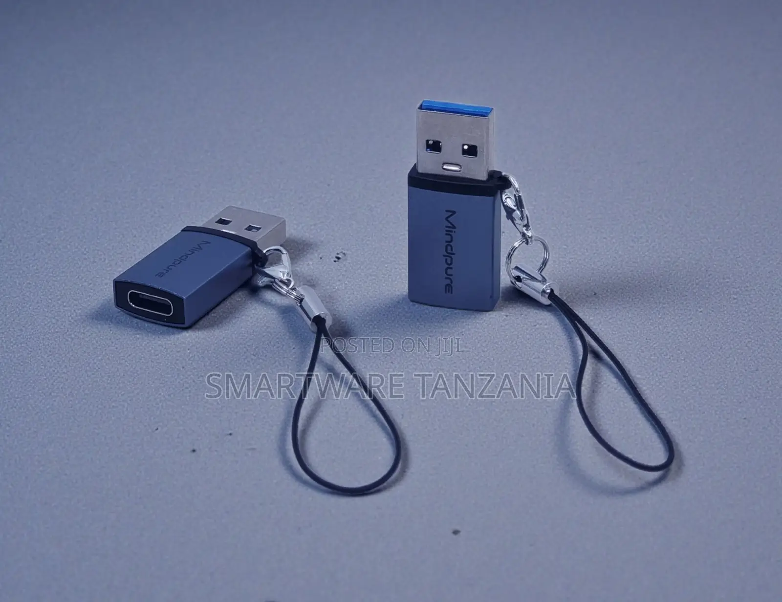 Mindpure Usb-a To Usb-c Adapter 2 Pack With Lanyard Loop