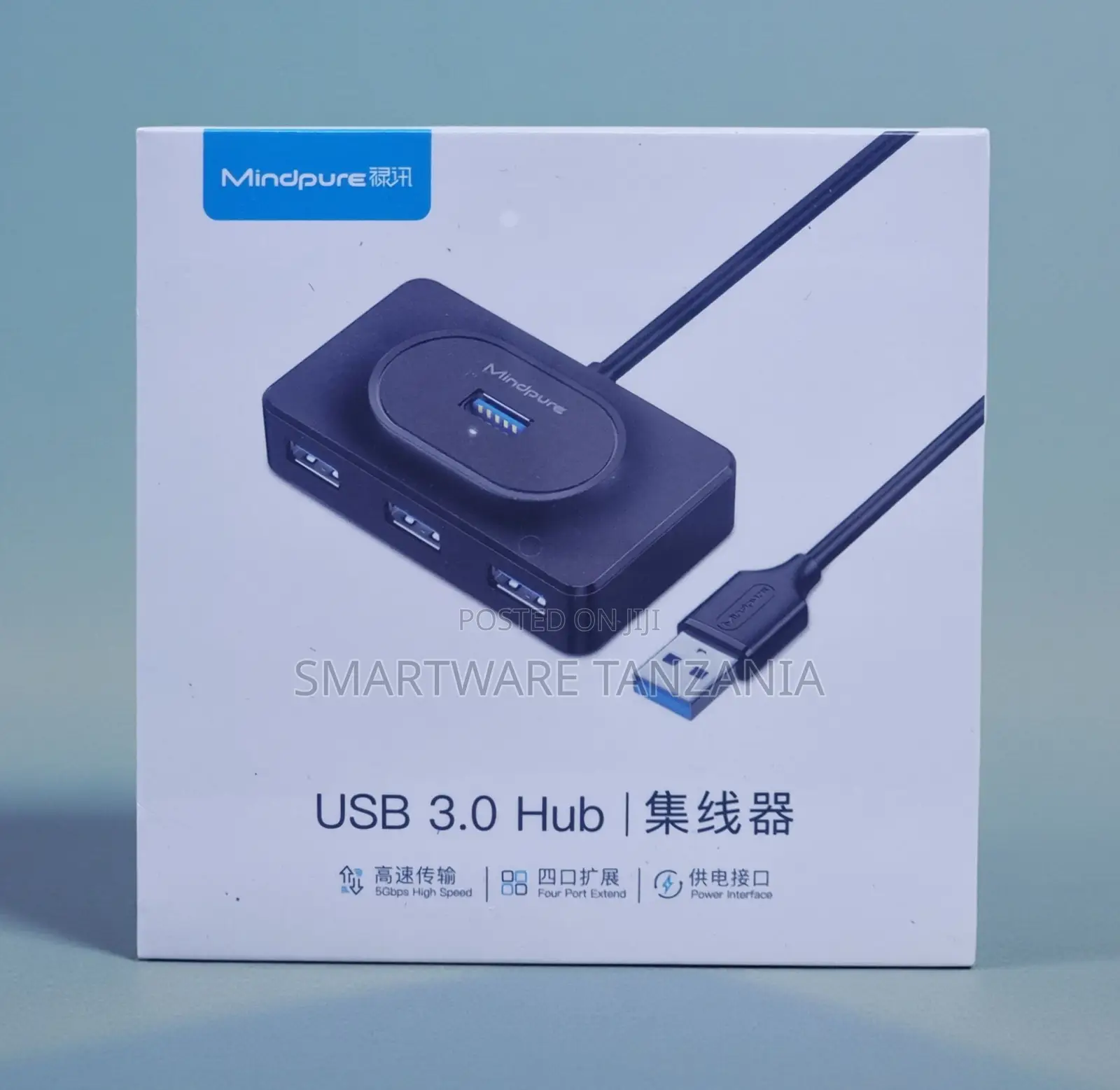 Mindpure Usb 3.0 Hub 4 Port 5gbps High Speed Plug And Play