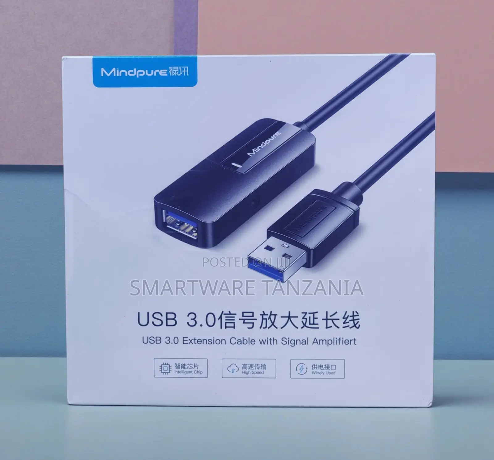 Mindpure Usb 3.0 Extension Cable With A Built-in Signal Amplifier