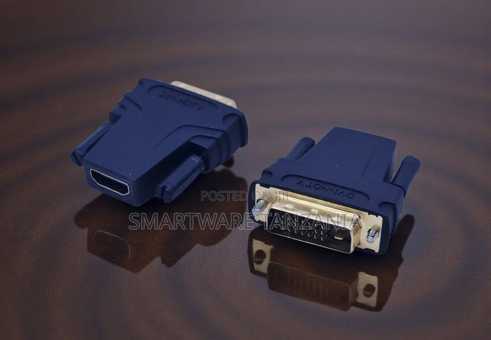 Dvi To Hdmi Adapter Dvi-d Male To Hdmi Female 2 Pack Blue