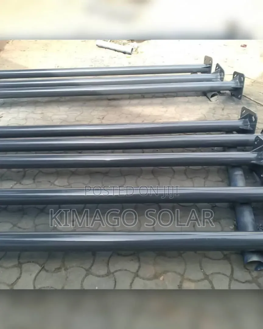 6m Galvanized Steel Light Pole 3.5mm Thickness