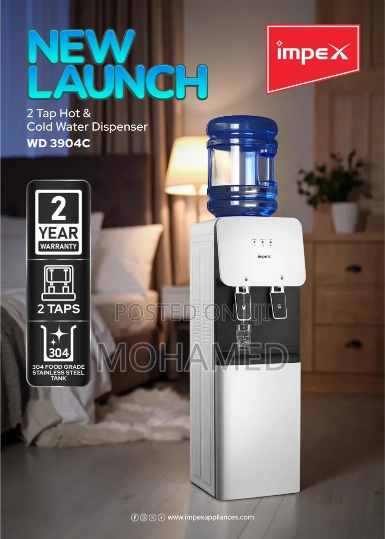 “Water Dispenser Ya Hot Cold – Impex 2 Tap Kwa Tu!”