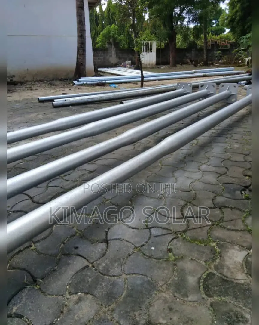6m Street Light Mounting Pole Anti Corrosive Coating