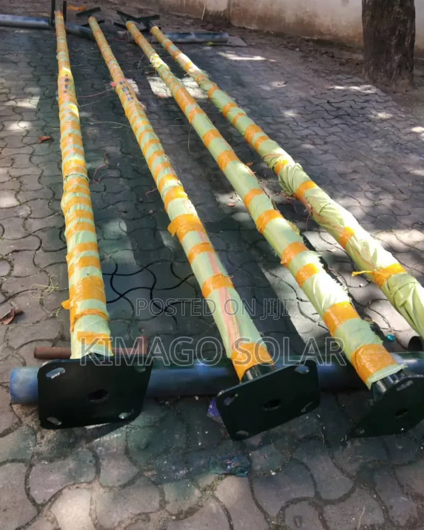 6m Galvanized Pole High Load Bearing Capacity