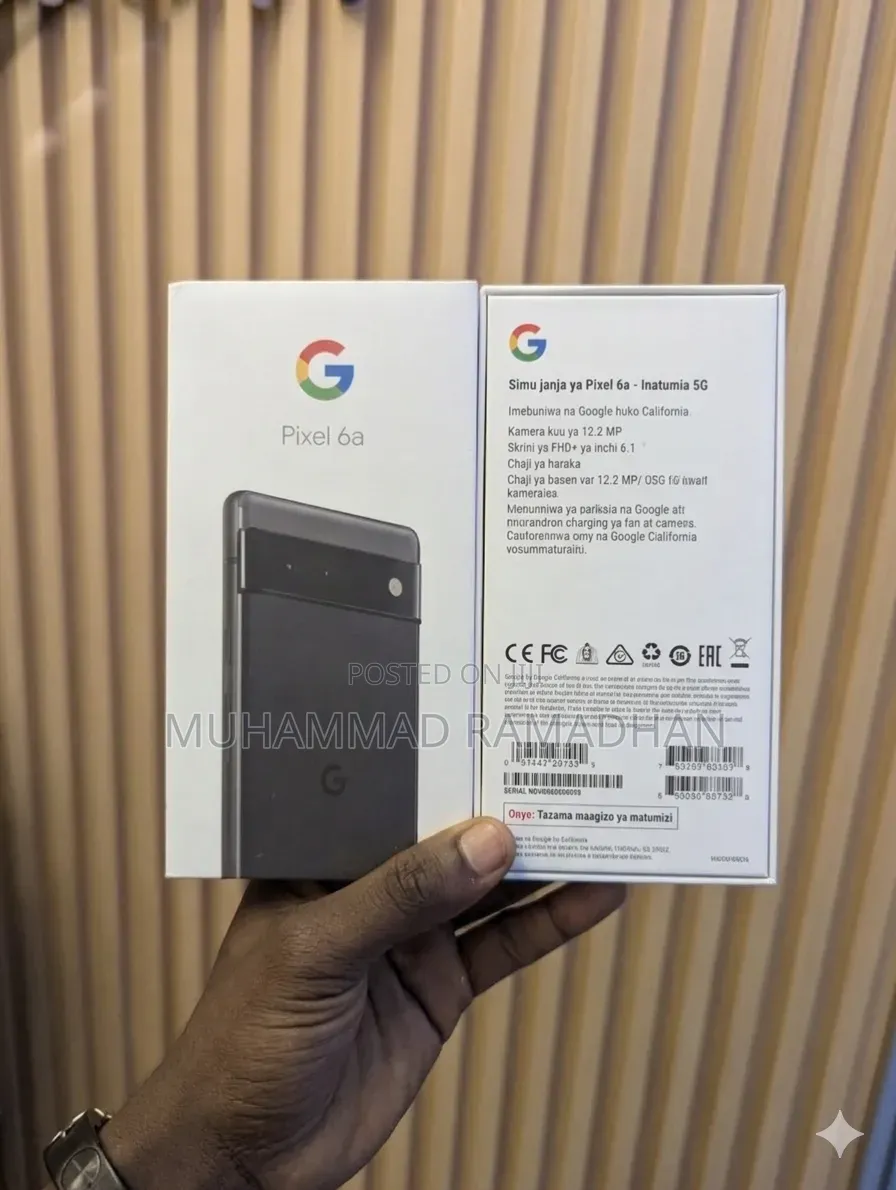 New Google Pixel 6a 128 GB Black