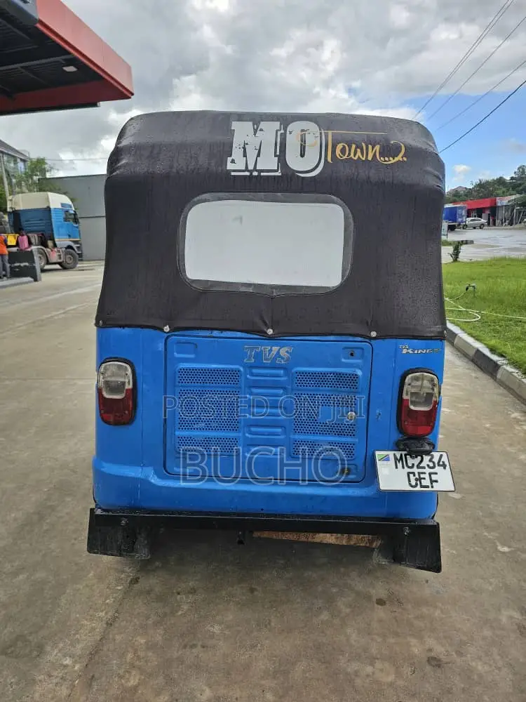 TVS King Deluxe Plus iTouch Start 2024 Blue