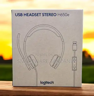 Logitech H650e Usb Stereo Headset Inline Controls Business