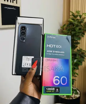 New Infinix Hot 60i 128 GB Black