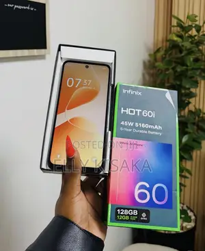 New Infinix Hot 60i 128 GB Black