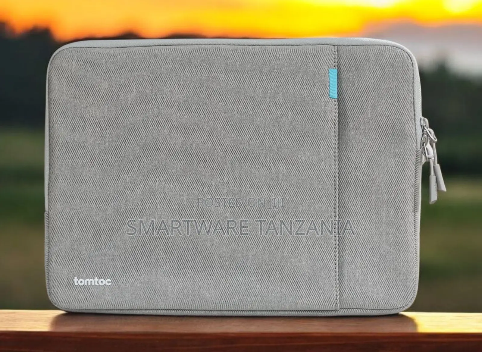 Tomtoc Laptop Sleeve Gray With Front Pocket 13 14 Inch Bag
