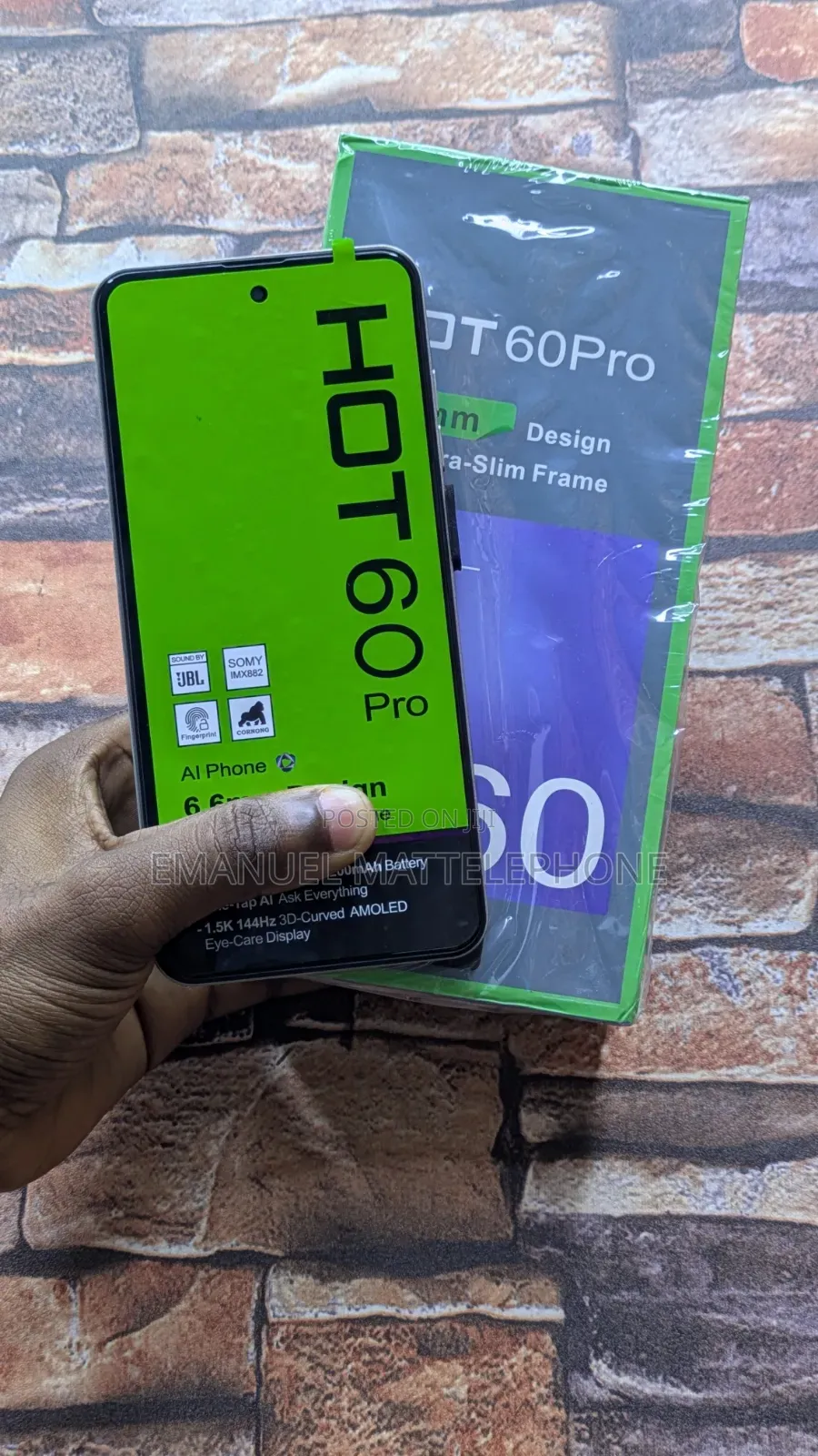 New Infinix Hot 60 Pro 256 GB