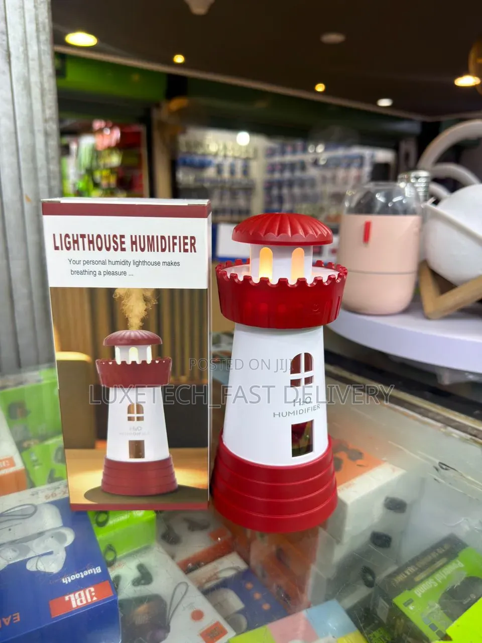 Usb-powered Mini Lighthouse Humidifier And Aroma Diffuser