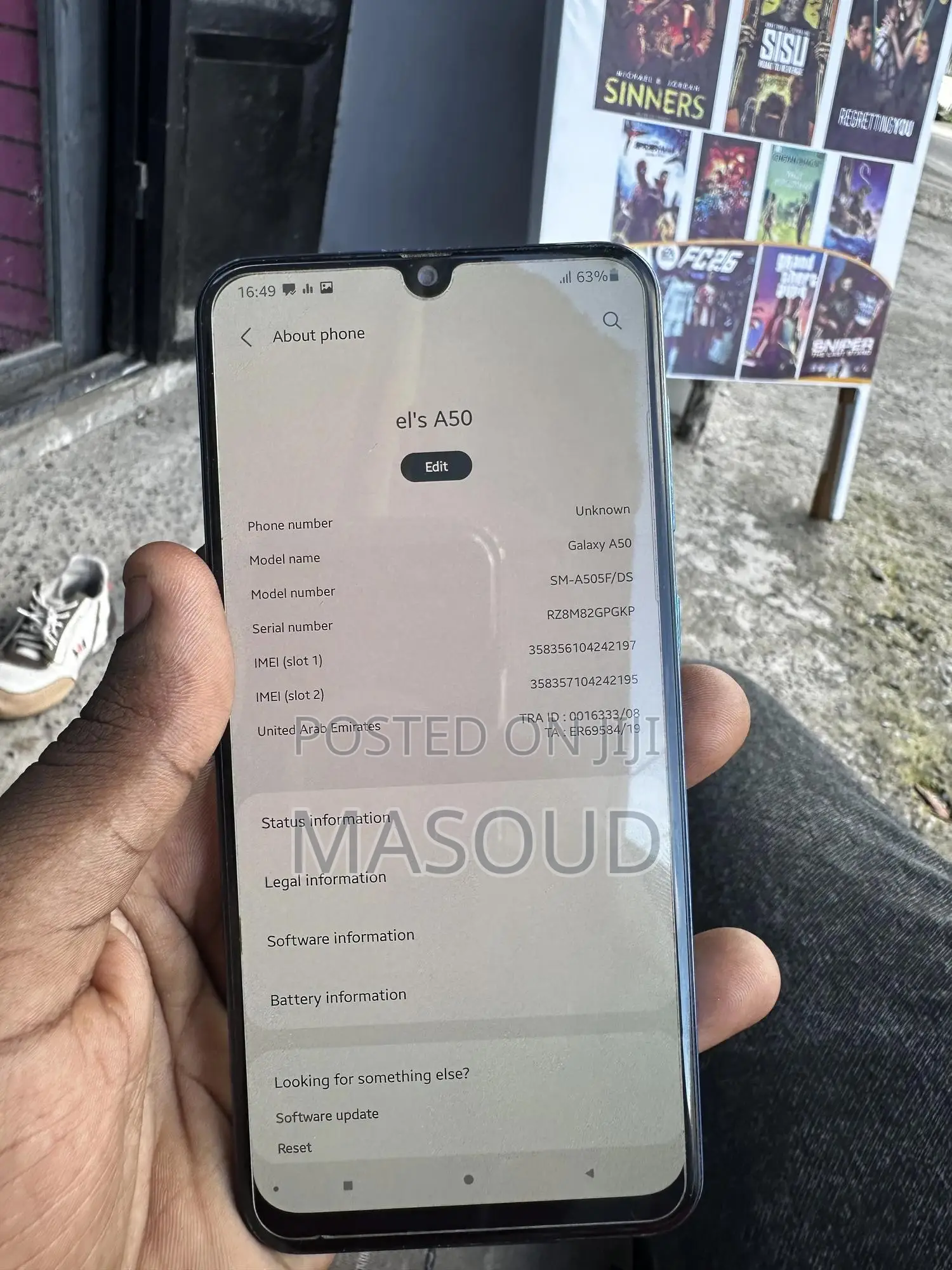 Samsung Galaxy A50 128 GB Blue
