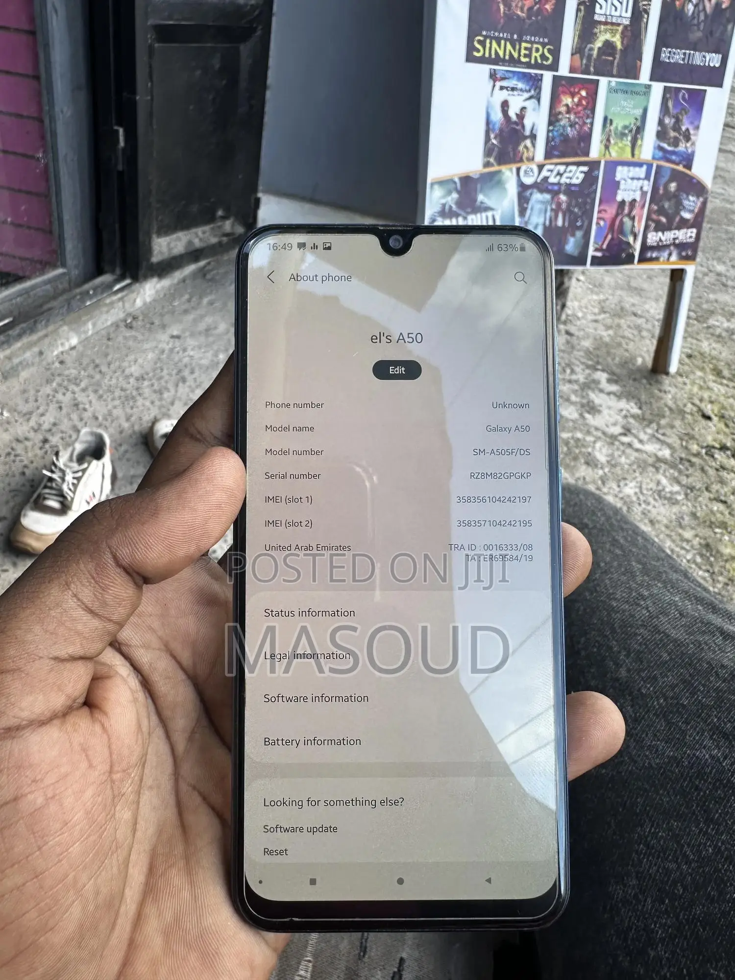 Samsung Galaxy A50 128 GB Blue