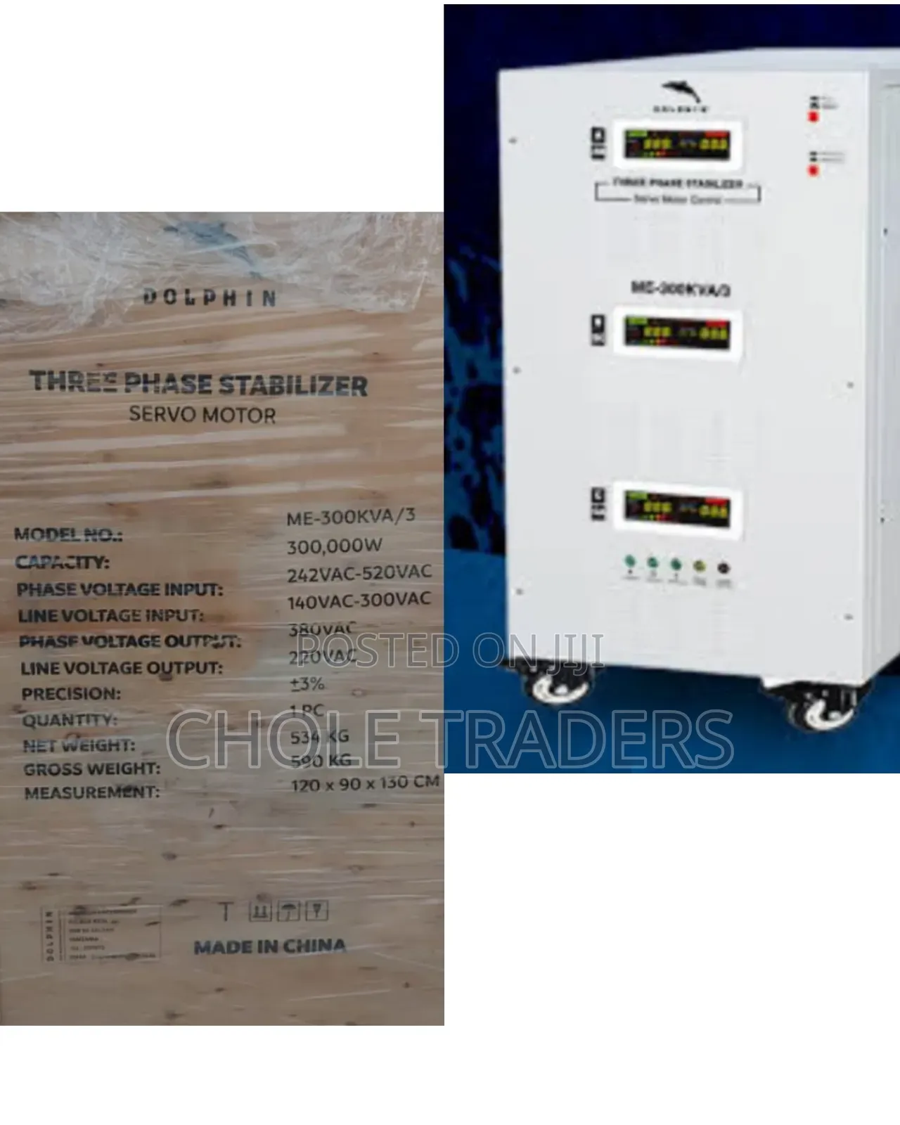 300kva Dolphin Three-Phase Digital Servo Motor Voltage Stabilizer