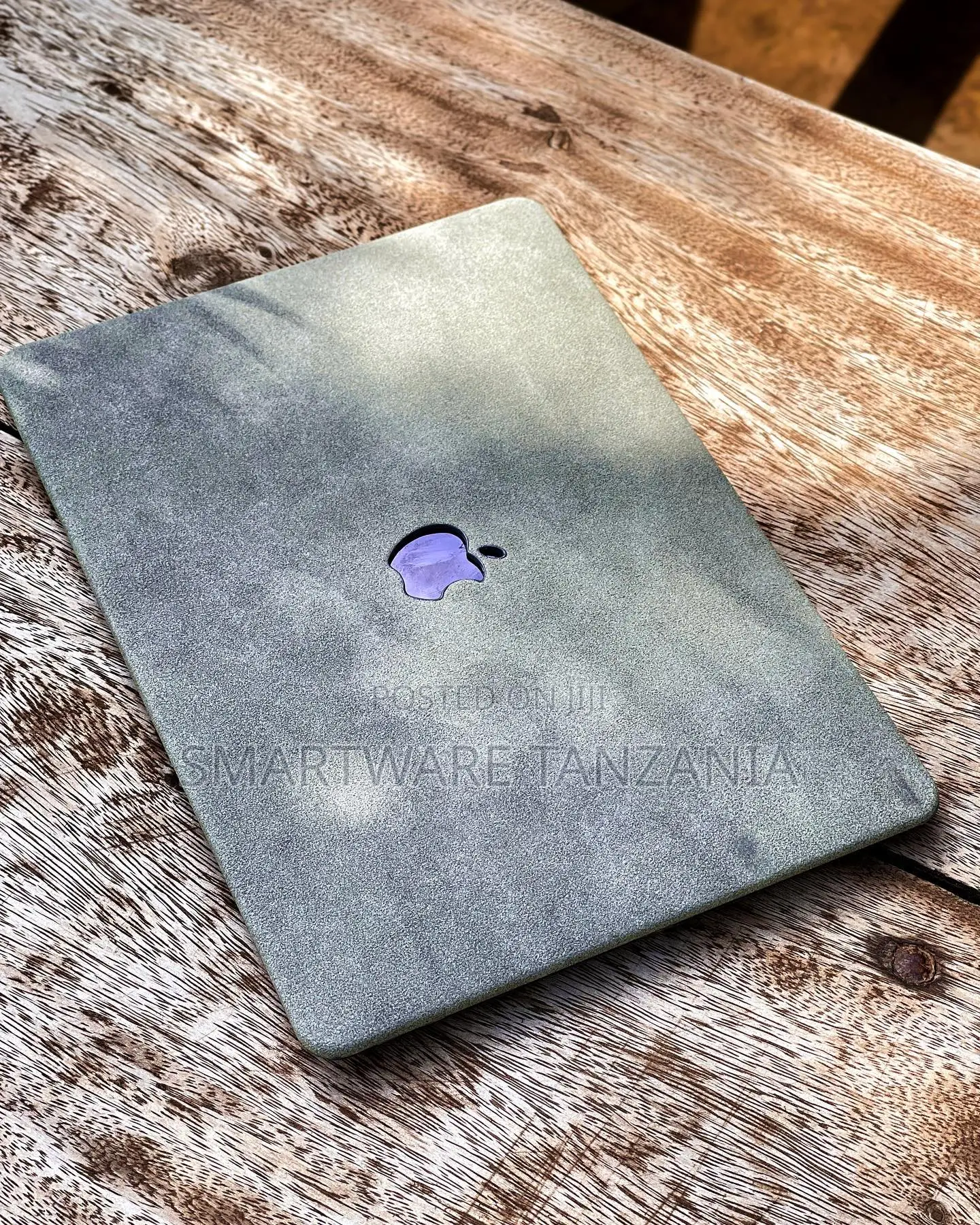 Macbook Hard Case Suede Gray Soft Texture Matte Finish