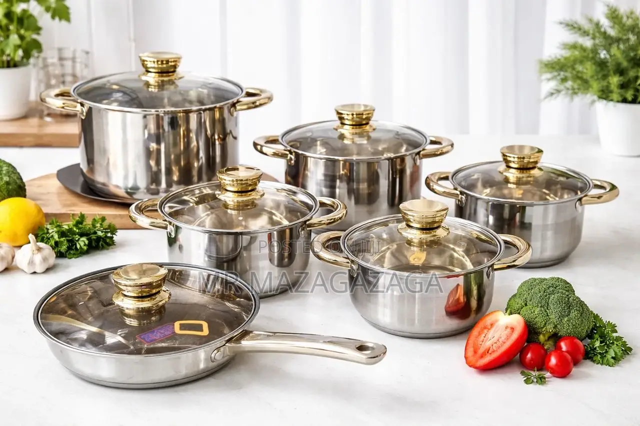 Flanek (Flk-3) 6-Piece Stainless Steel Cookware Se