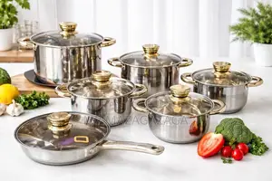 Flanek (Flk-3) 6-Piece Stainless Steel Cookware Se
