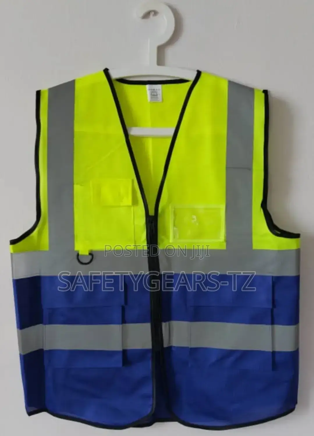 Hi Vis Double Colour Reflective Vest 5 Pockets