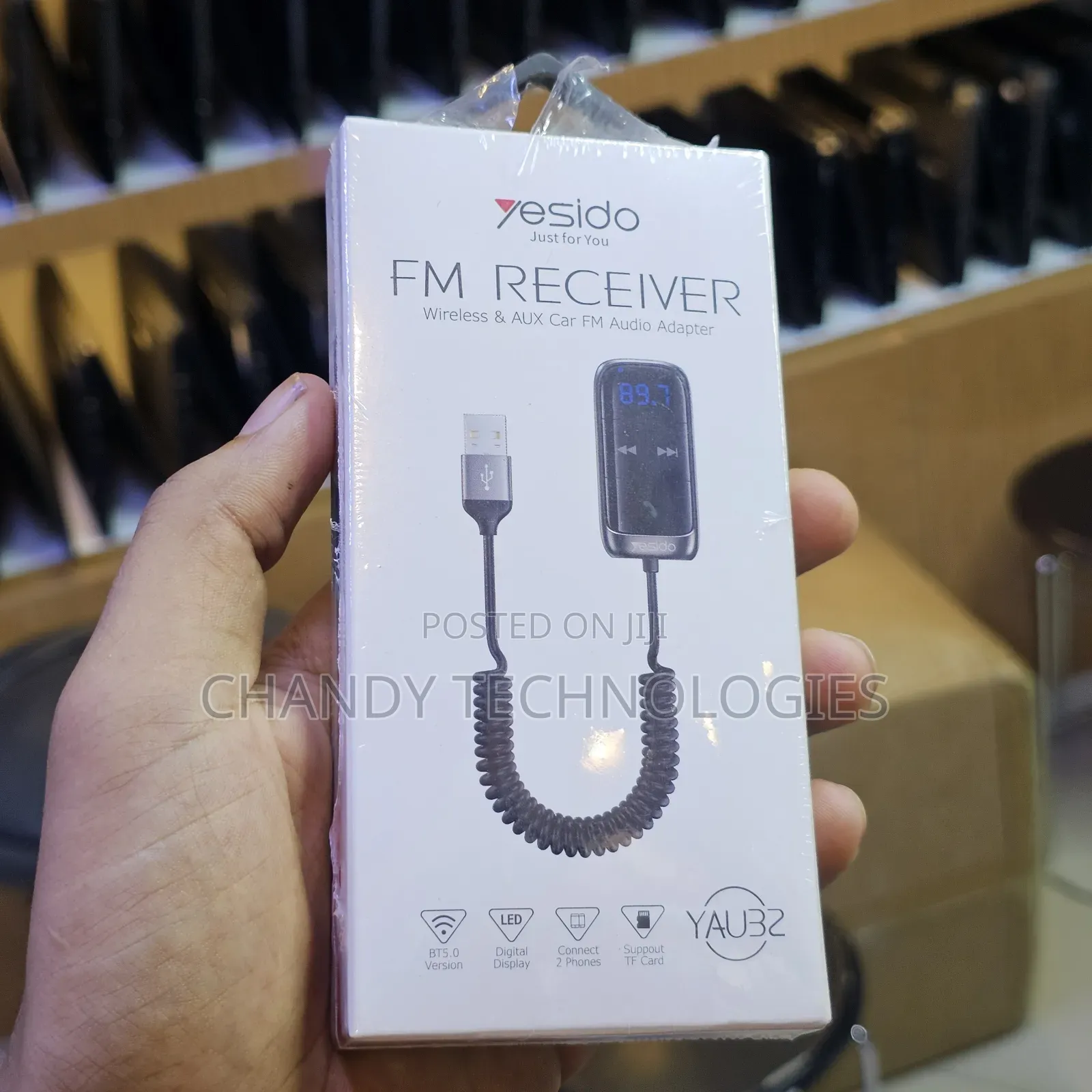 Yesido Fm Modulator Bluetooth Car Receiver