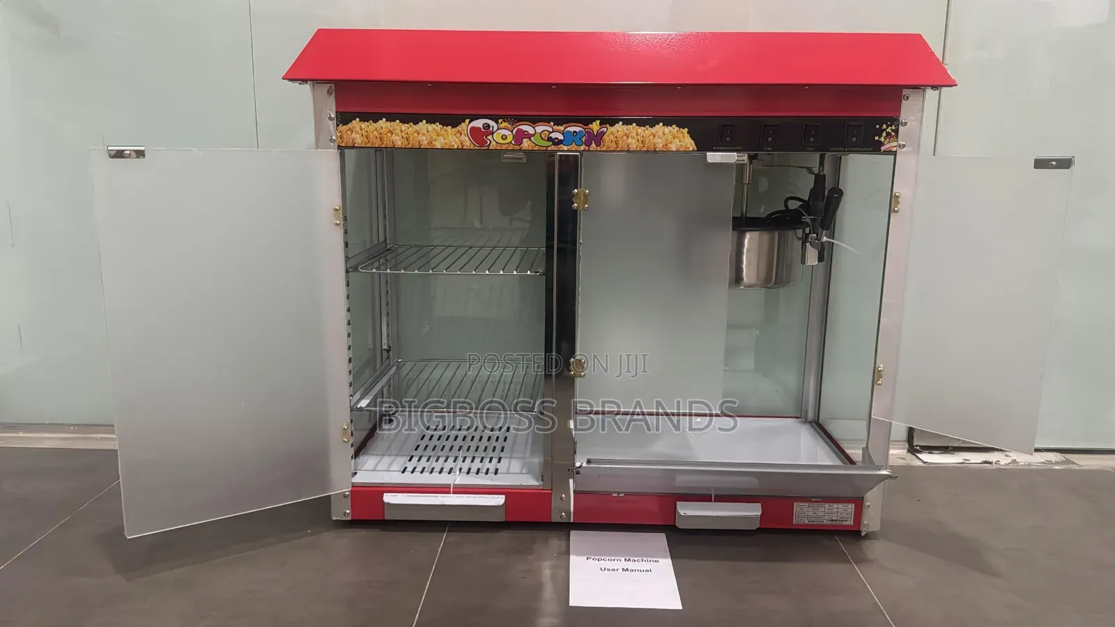 Popcorn Machine Warming Showcase