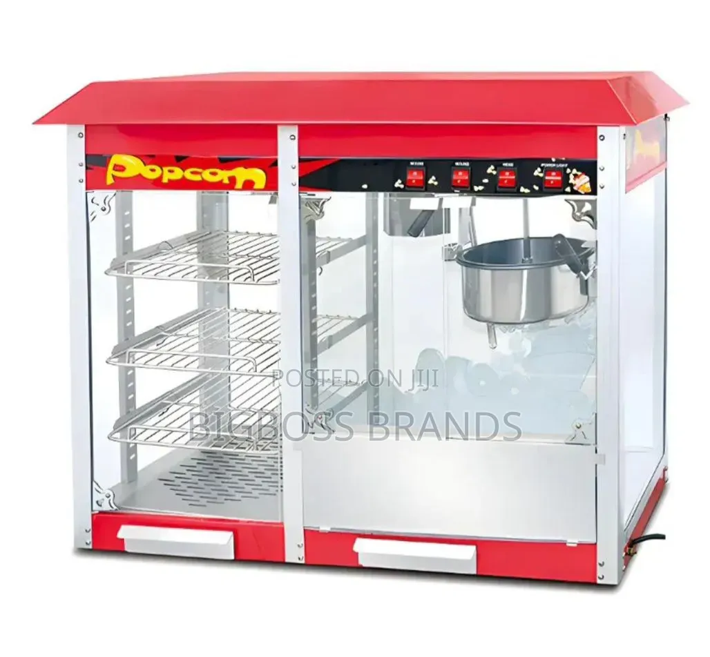 Popcorn Machine Warming Showcase