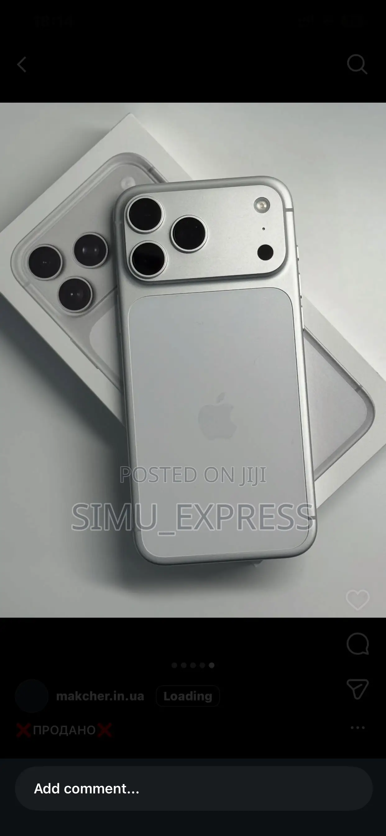 New Apple iPhone 17 Pro Max 256 GB Silver