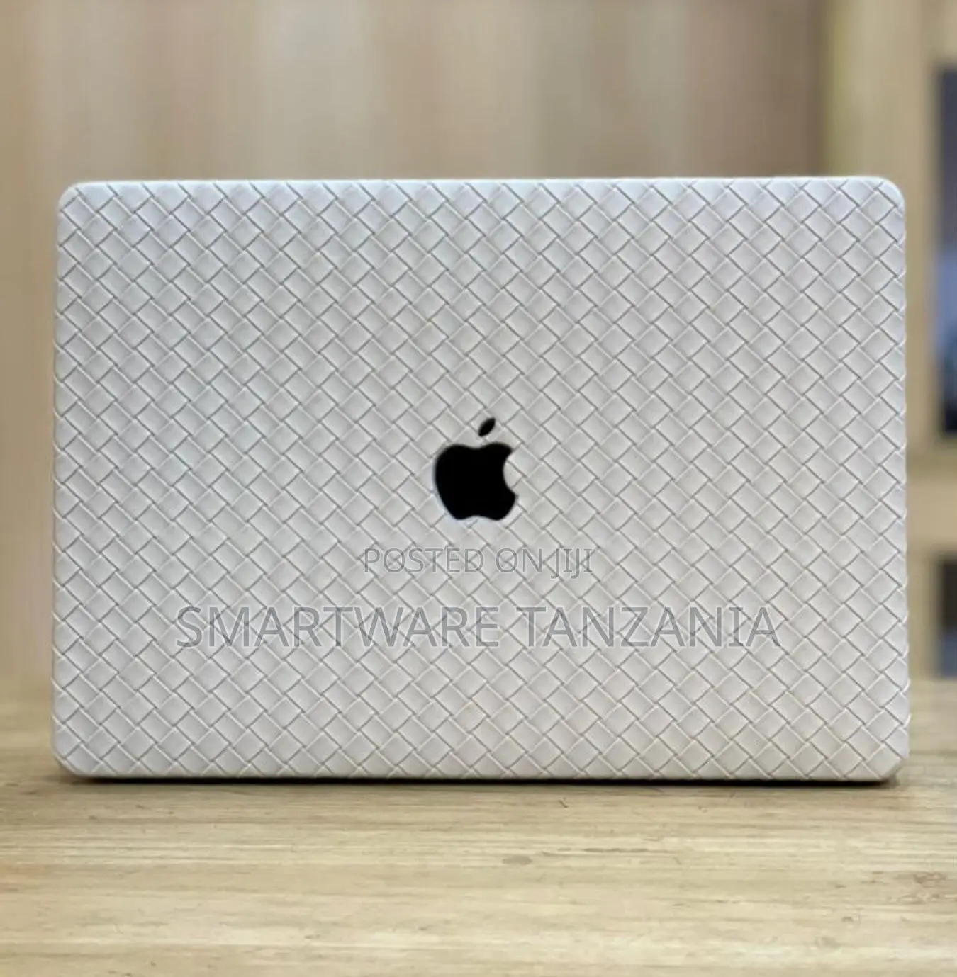 Macbook Hard Case White Woven Basket Texture Snap Cover