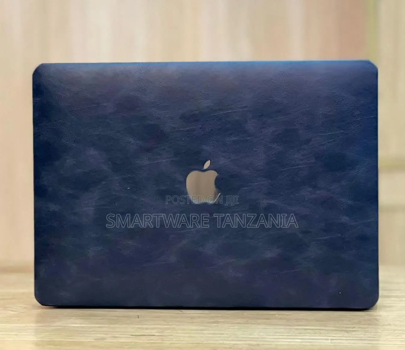 Macbook Hard Case Dark Navy Blue Leather Finish Cover