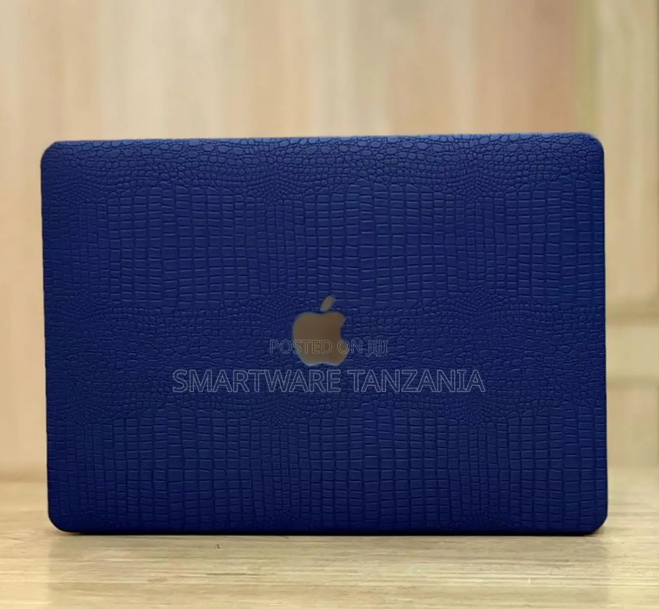 Macbook Hard Case Royal Blue Croc Skin Embossed Cover