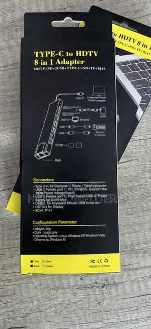 Type C to HDTV 8 in 1