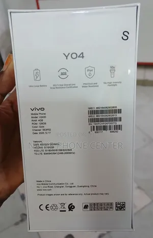 New Vivo Y04 128 GB Gold
