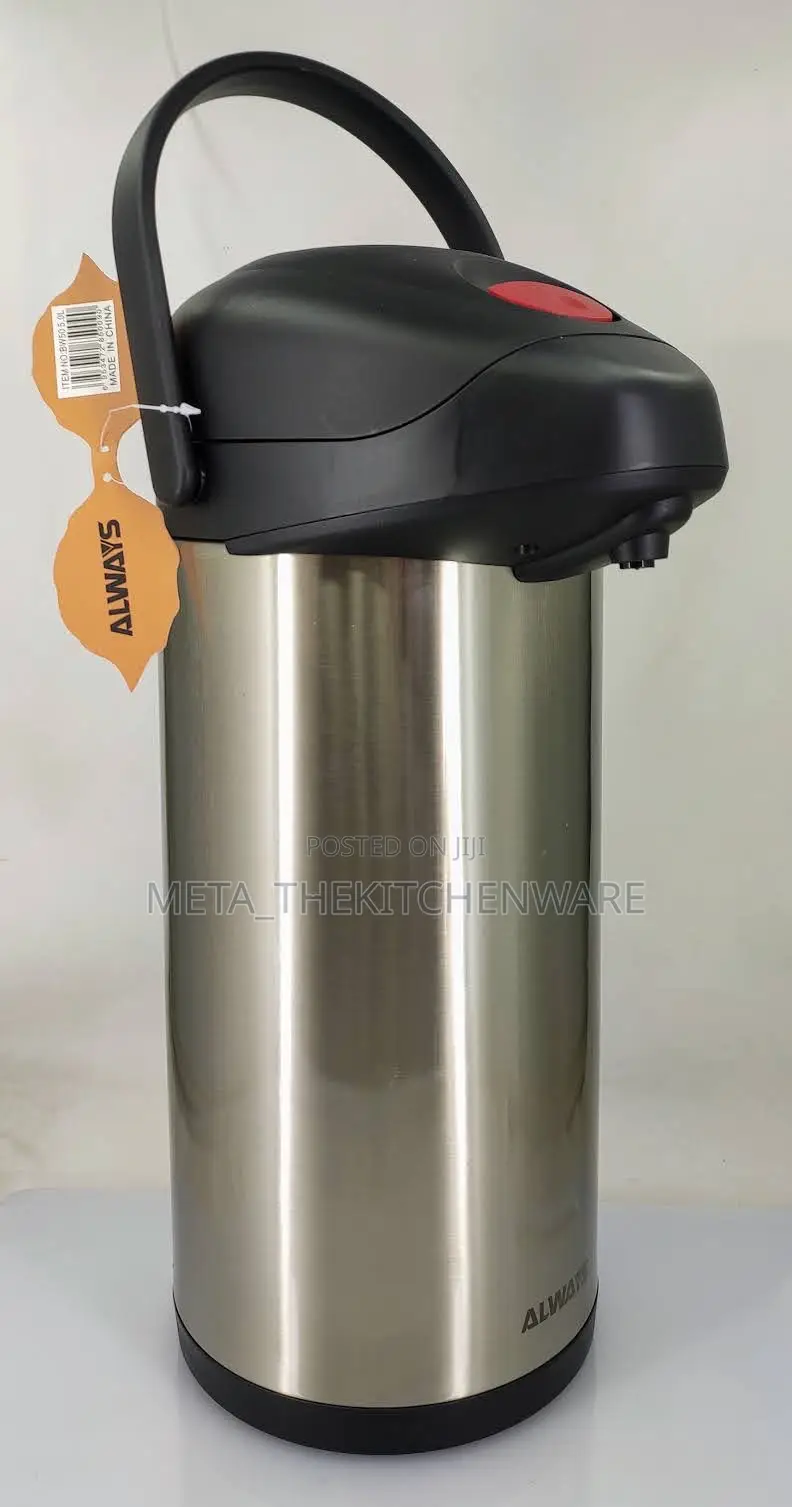 Always Vacuum Flask/Thermos Pump Jug 5l