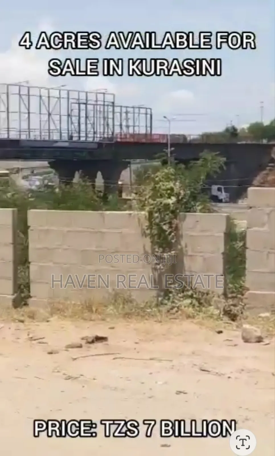 4 Acres Plot for Sale at Kurasini