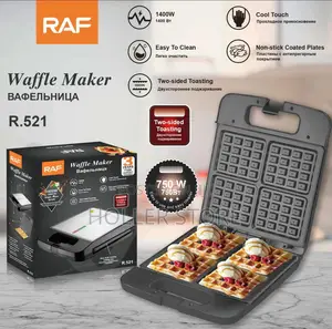 Raf Waffle Maker ( 4 Coated Plates)