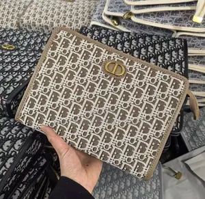 Gucci Ebony Gg Supreme Canvas Pouch Available
