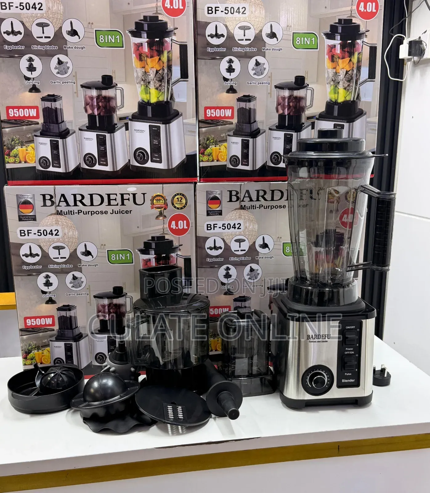 4ltrs Bardefu 8 in 1 Blender