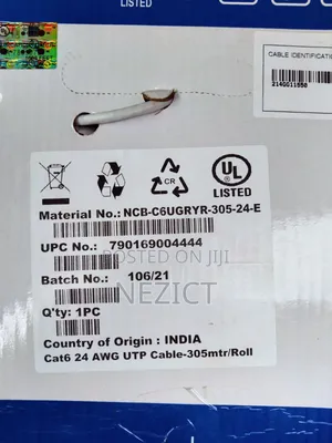 D-Link Category 6 (Cat6) Utp Networking Cable.