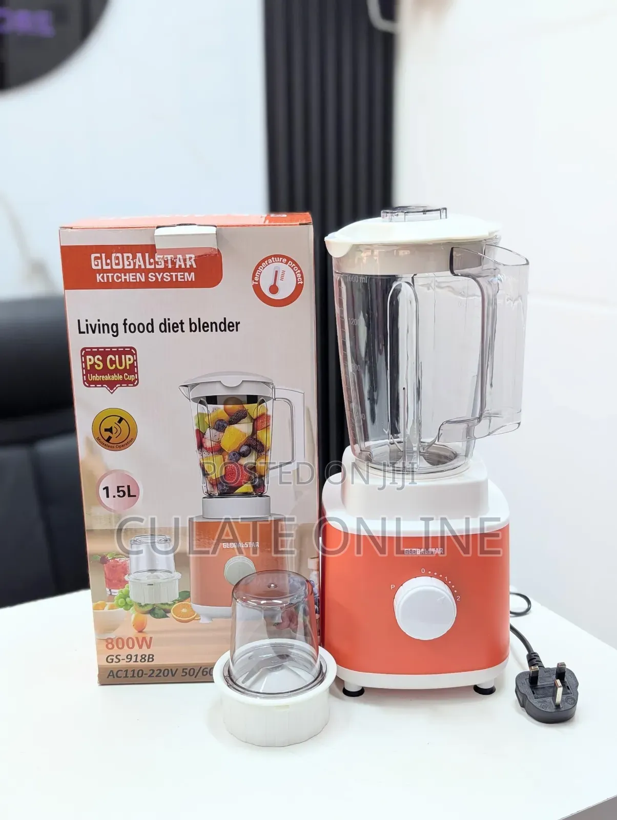 1.5ltrs Global Star 2 in 1 Blender
