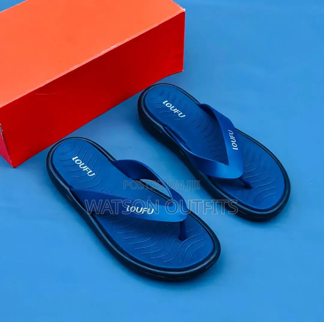 Loufu Branded Men's Rubber Materials Sandals or Slippers