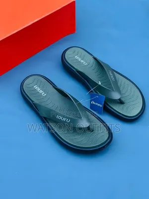 Loufu Branded Men's Rubber Materials Sandals or Slippers