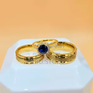 Wedding Set of Rings, Gold