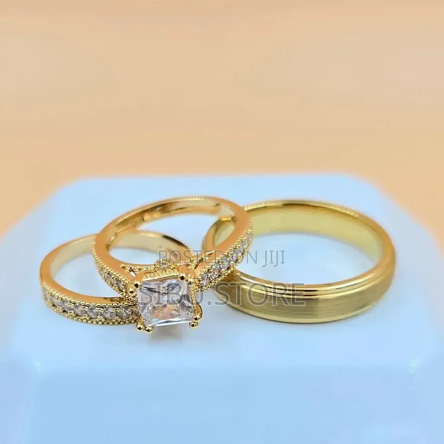 Wanandoa Beutiful Ring Set
