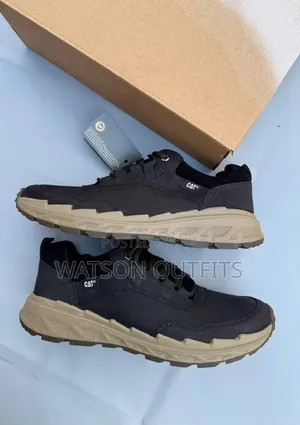Men's Leather Shoes Caterpillar or Cat Branded Materials Totally Best