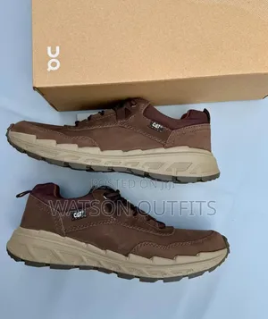 Men's Leather Shoes Caterpillar or Cat Branded Materials Totally Best