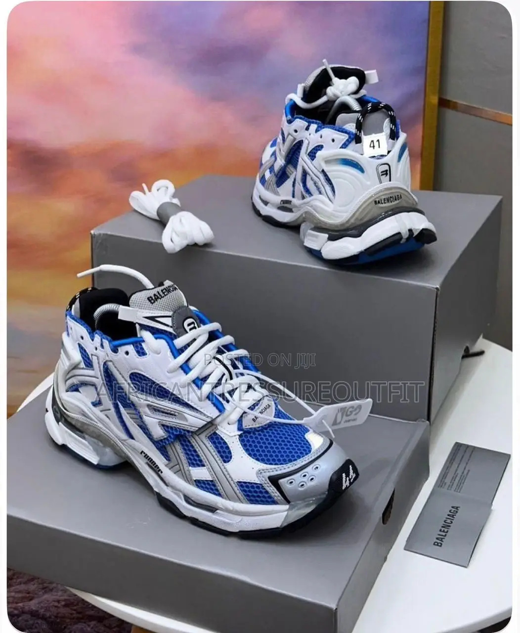 Balenciaga Runner Panelled Design of Mesh and Nylon Collection