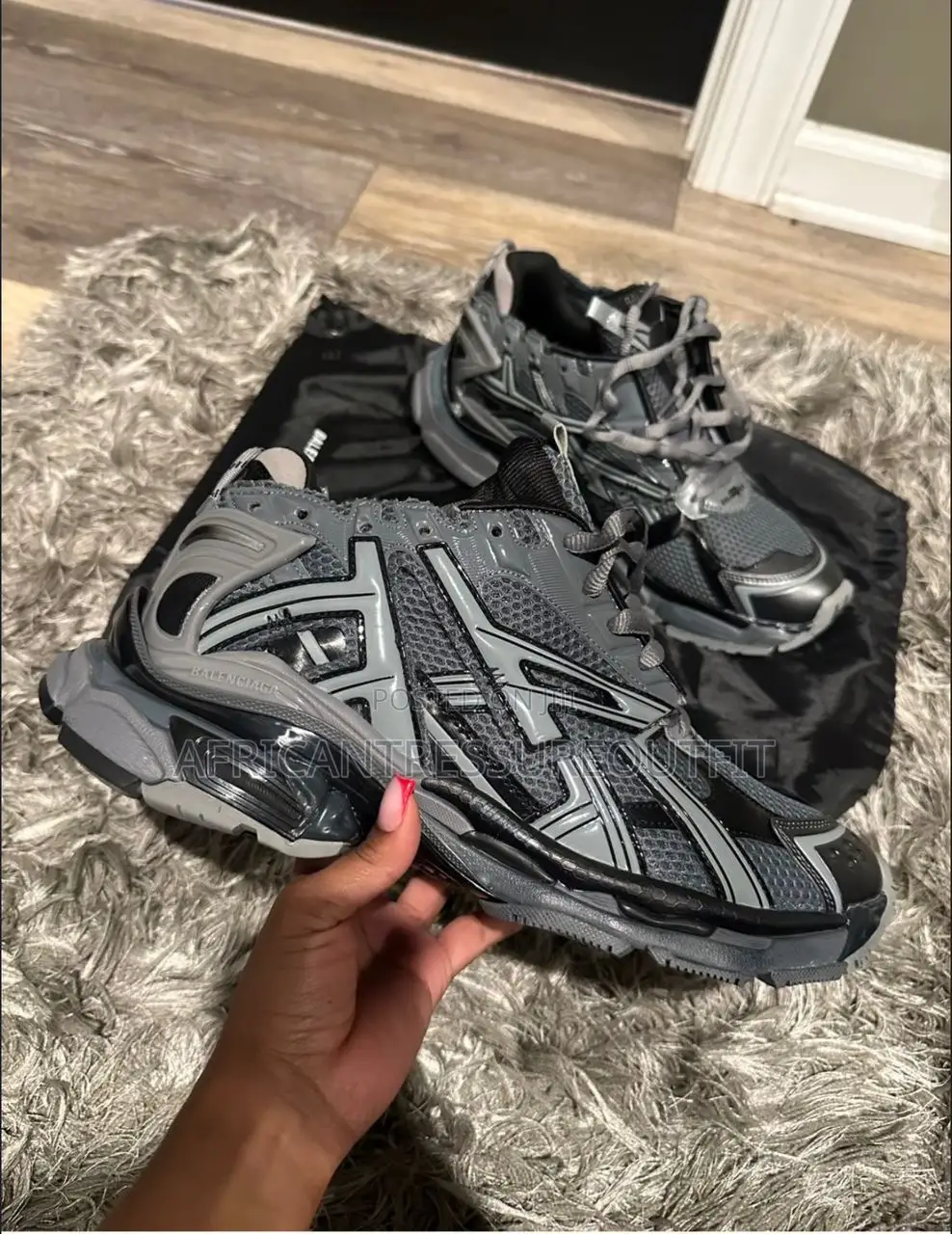 Balenciaga Runner Panelled Design of Mesh and Nylon Collection